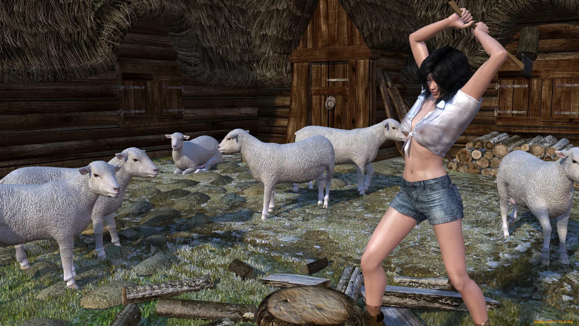 Дочь фермера игра. Farmers daughter 3 игра. Darksoul3d 3d Dog сага о животных. Bestiality игры.