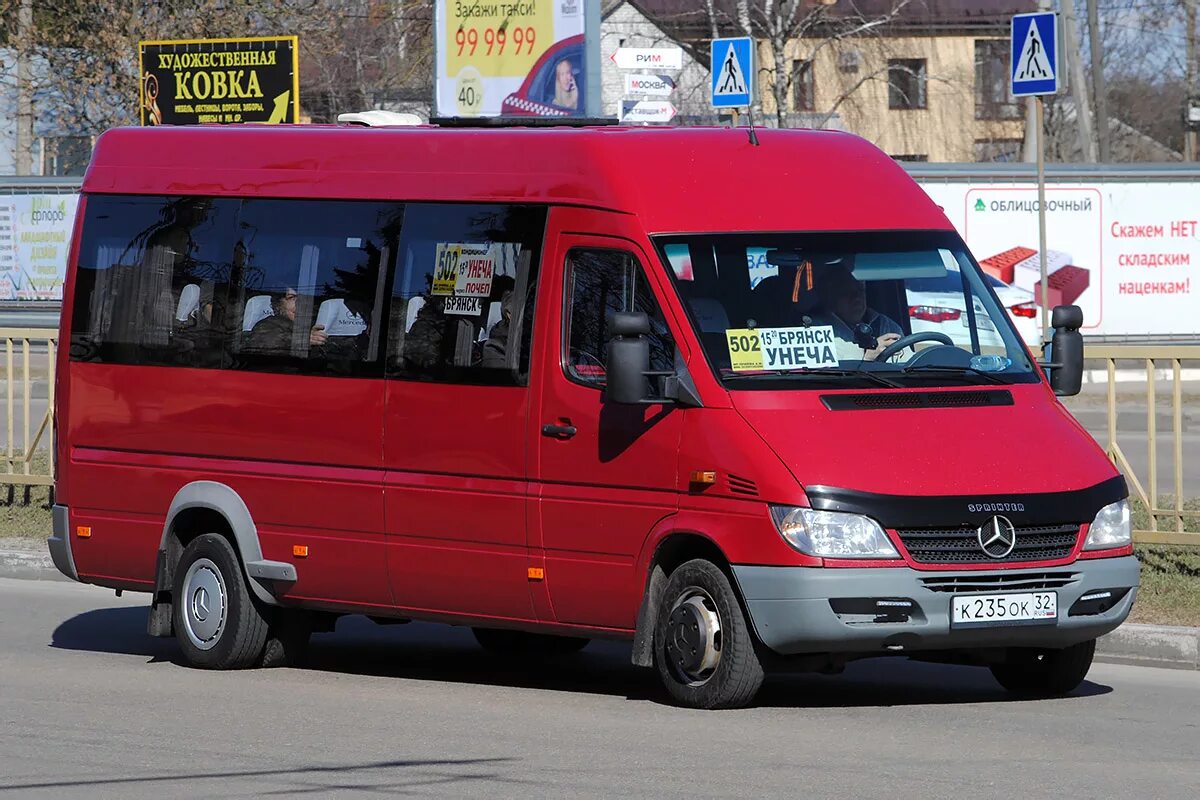 Мерседес Бенц Спринтер 413 CDI. Mercedes Benz Sprinter 413 CDI (18). Маршрутка Сураж Унеча Брянск. Маршрутки Брянск.