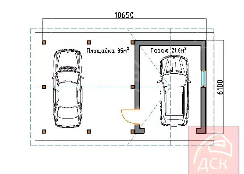 Ворота гаражей легковых автомобилей. Проект гаража на 2 машины с навесом сбоку. Ширина гаража на 1 машину. Гараж на 2 машины заезд сбоку. Чертёж гаража с размерами на 1 машину.