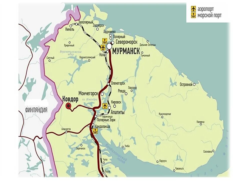 Ковдор на карте Мурманской области. Мурманск граница с Финляндией карта. Г.Ковдор Мурманская обл на карте. Мурманская область граничит с Финляндией. Сколько до ковдора