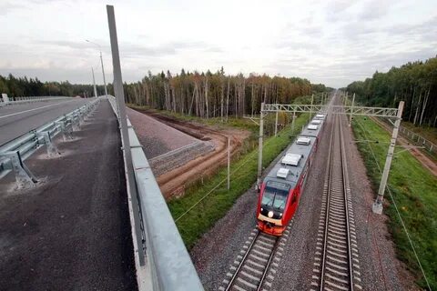Электрички путепровод рябинино