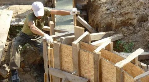 Опалубка для подпорных стен