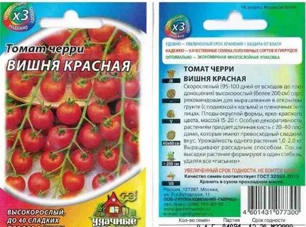 Томат вишня красная характеристики