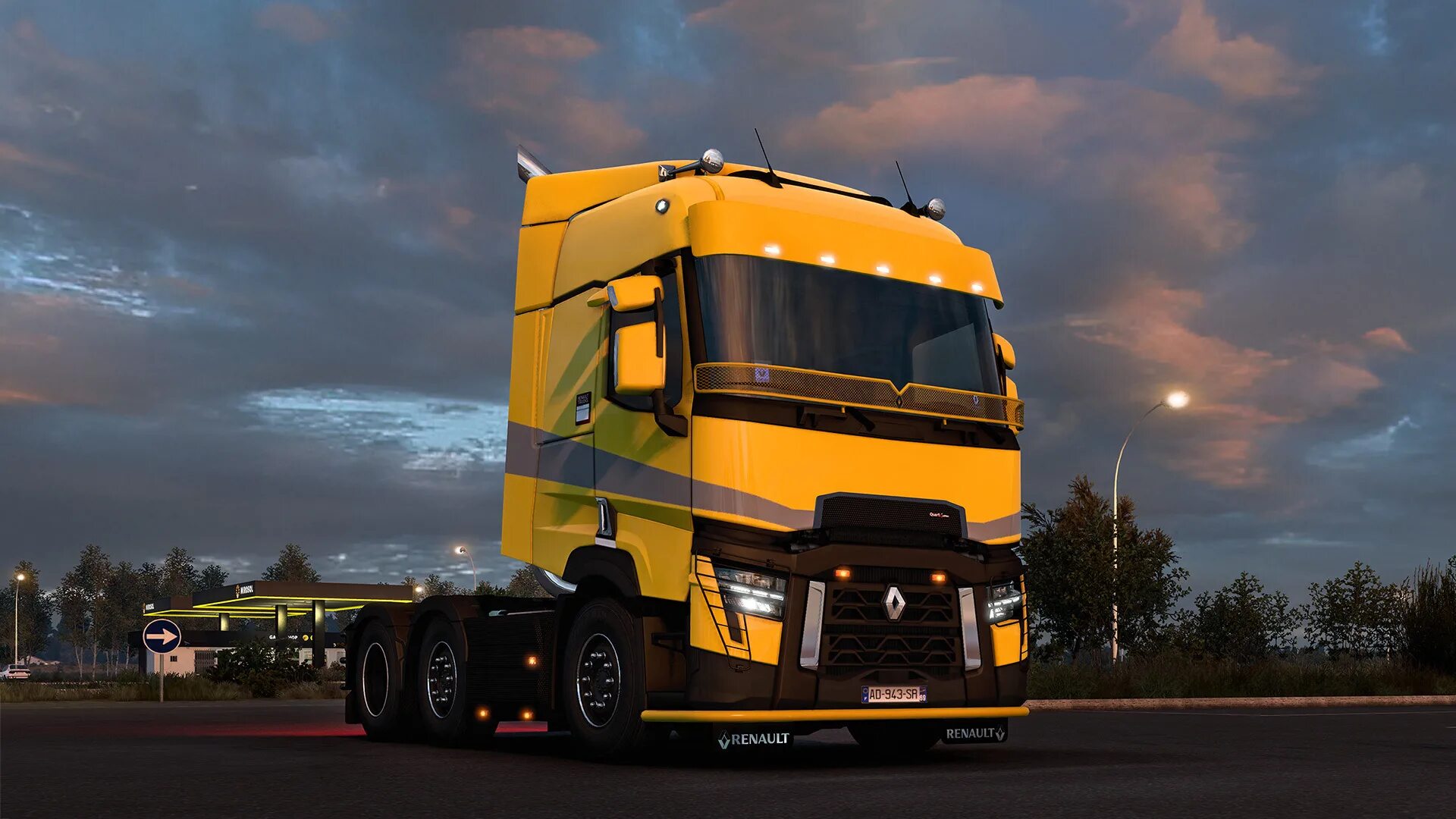 Скачать Euro Truck Simulator 2 "Renault Range T Accessories v1.0 + Skin's + Конт
