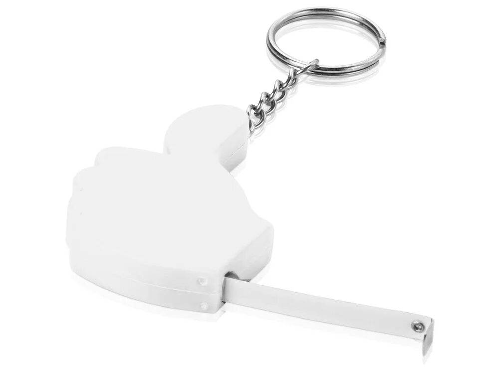 Белый брелок. Брелок белый. Белый брелок. Брелок металлический. Брелок-рулетка «дюйм», 1м.