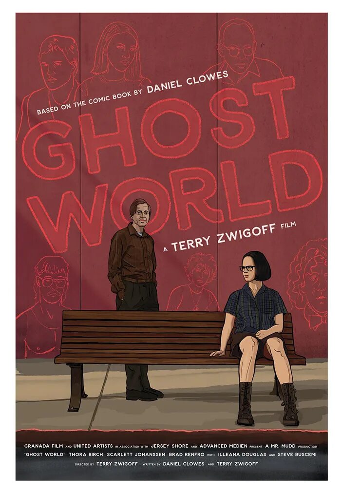 Poster world. Ghost World movie poster. Ghost World poster.