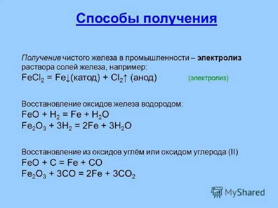 Электролиз водных растворов солей анод. Электролиз раствора железа 2. Способы получения железа химия. Схема электролиза расплава хлорида железа 2. Реакция двухвалентного железа