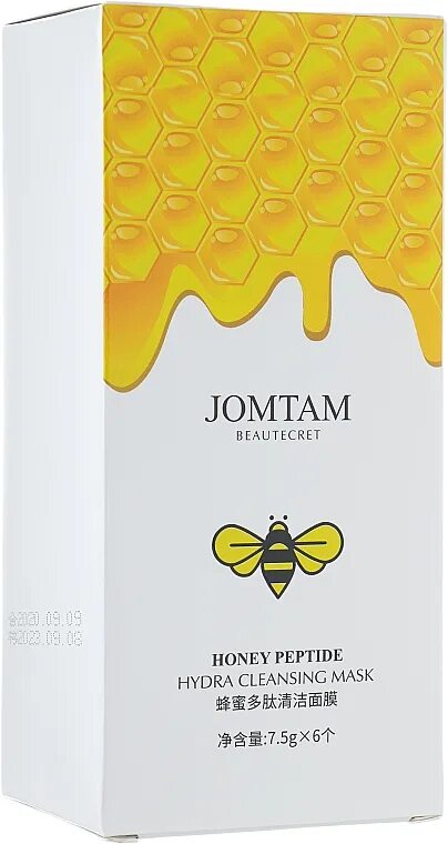 Jomtam маска ночная. Маска для лица jomtam Honey Peptide. Jomtam ночная маска с экстрактом меда и пептидами, 6 шт*7,5гр. Ночная маска jomtam. Jomtam маска с экстрактом меда и пептидами.