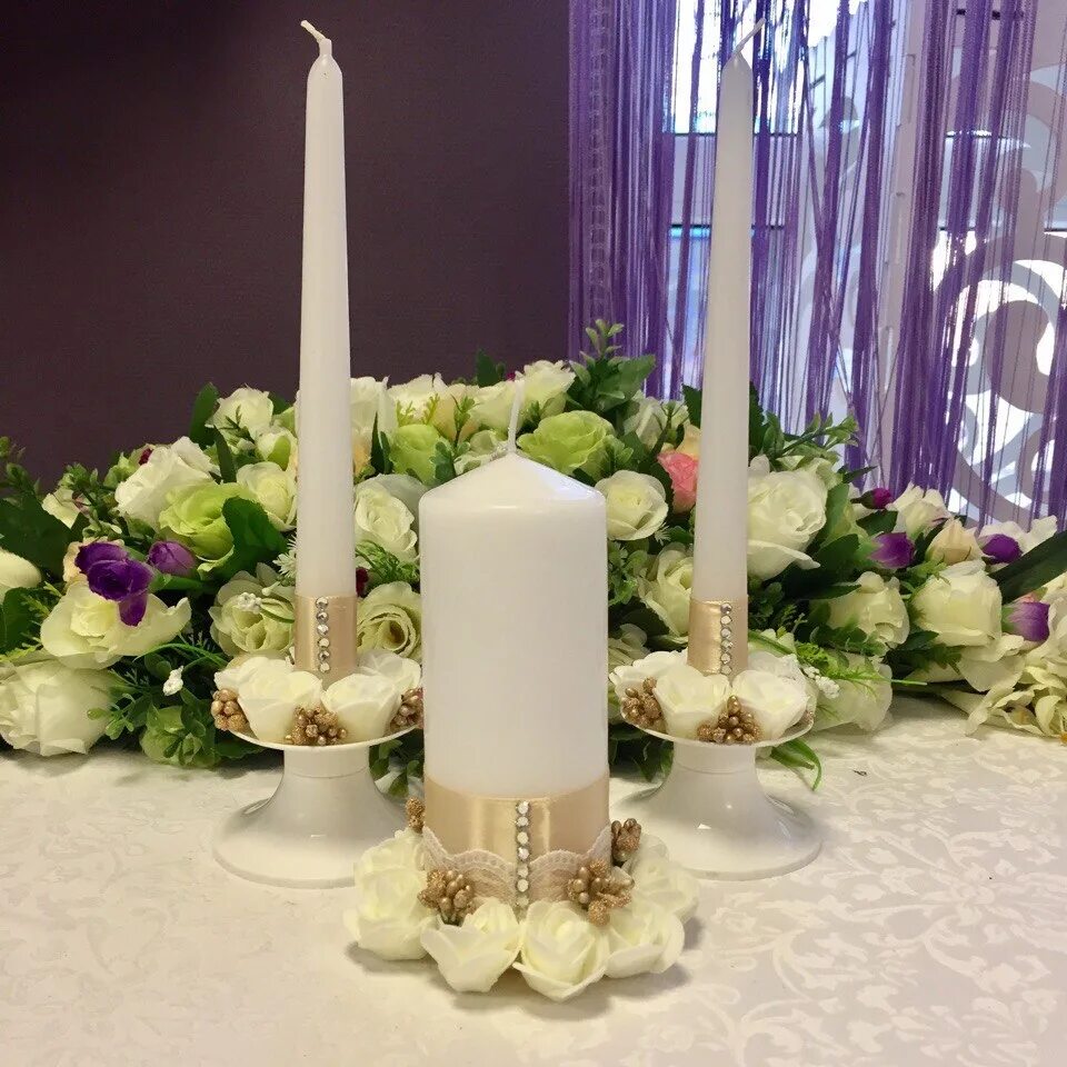 Свечи свадебные. Свечи для семейного очага. Семейный очаг на свадьбу. Набор семейный очаг на свадьбу. Свечи свадебные.