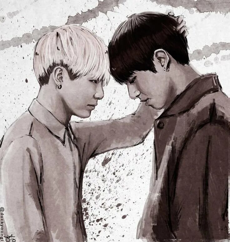 Чон чонгук и мин юнги слэш. БТС арт Юнгуки. Юнгуки BTS 18. Yoonkook БТС. БТС Юнгуки арт 18.