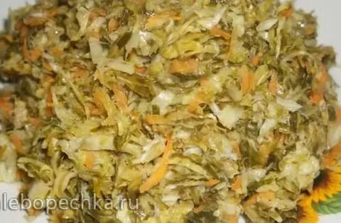 Рецепт хряпы из капусты