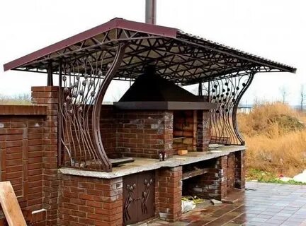 Крыша мангальной