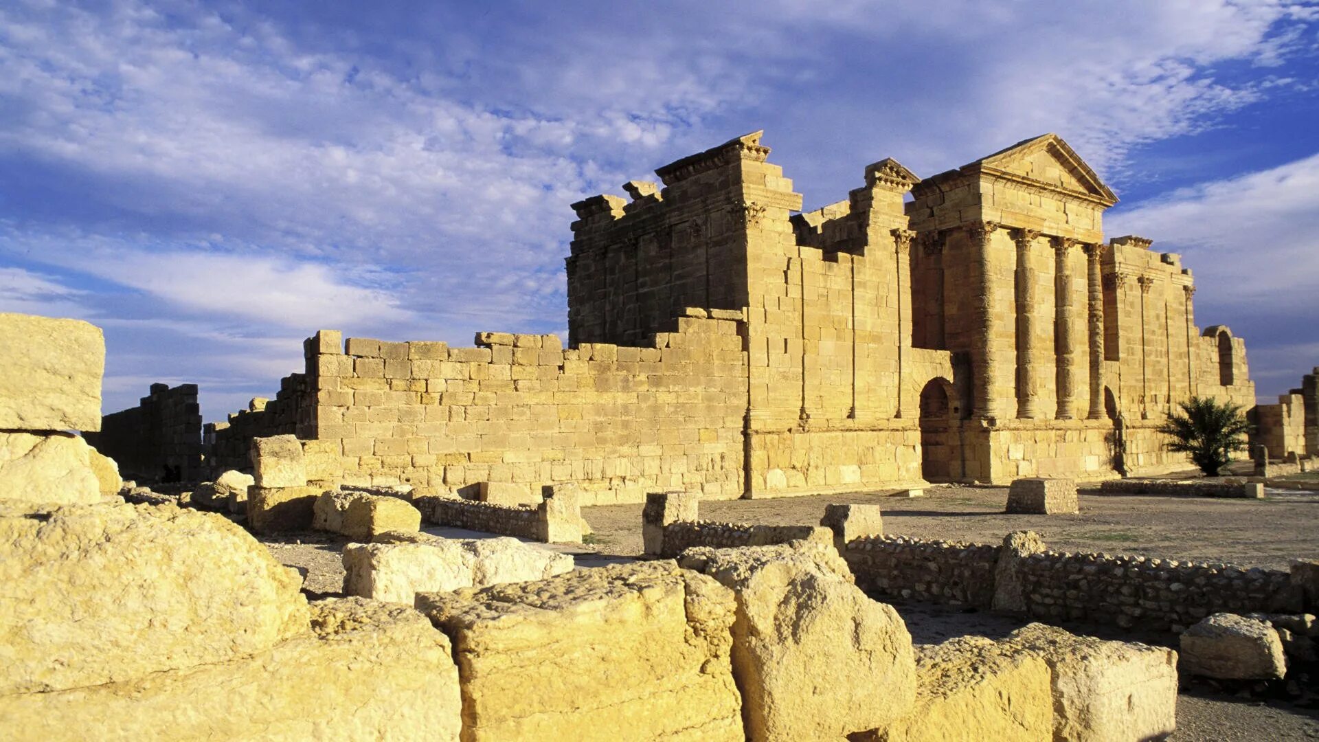 Тунис храмы. Храм Юпитера. Греческие руины на Восходе солнца. Temple Ruins.