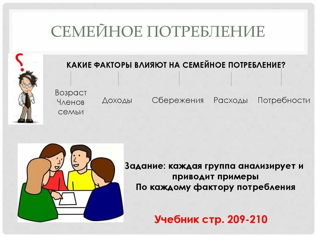 Каким образом потребление. Семейные потребности. Потребление в семье. Что влияет на потребление семьи. Особенности семейного потребления.