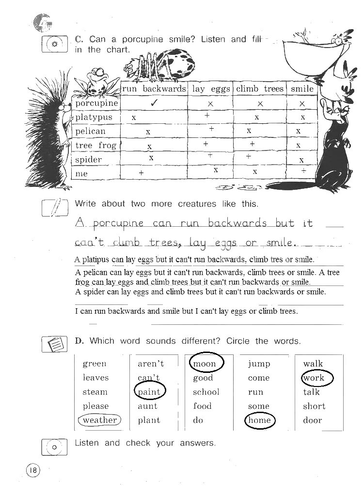 Рабочая тетрадь английский 4 класс вербицкая ответы. Английский язык forward English рабочая тетрадь Вербицкая. Рабочая тетрадь forward Вербицкая английский язык 4 класс. Домашнее задание по английскому языку на странице 18. Вербицкая 4 класс рабочая тетрадь.