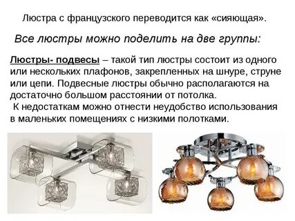 Описание светильника