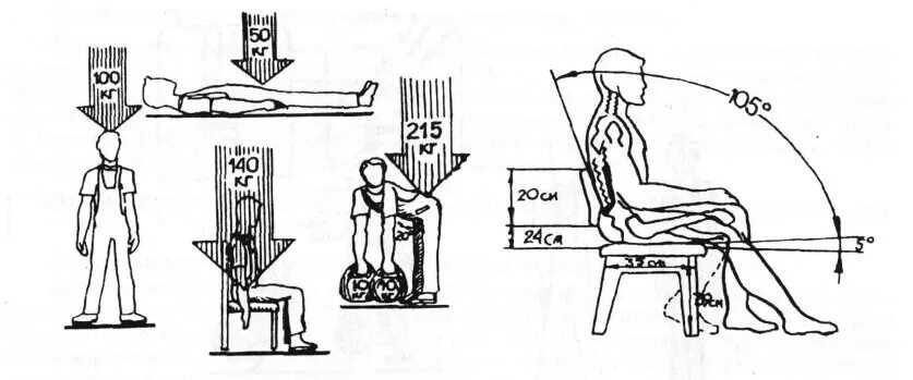 Нагрузка на позвоночник при поднятии тяжести. Распределение нагрузки на позвоночник. Правильное распределение нагрузки на позвоночник. Эргономика сидячего человека. Осевые упражнения на позвоночник