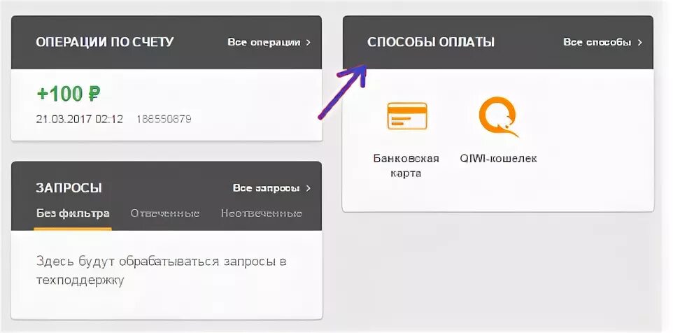 Пополнить счет феникс