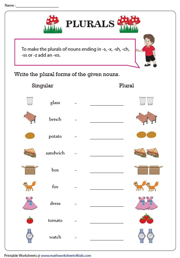 Singular and plural forms. Singular and plural nouns. make plural worksheets. plurals worksheets. singular and plural nouns worksheets.