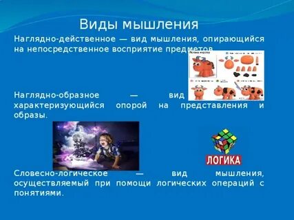 Вид мышления опирающегося на непосредственное восприятие