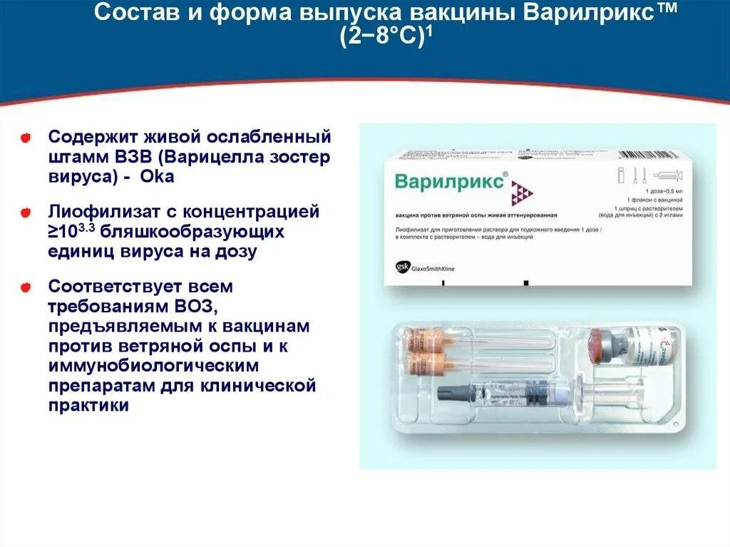 Прививка от ветрянки кори