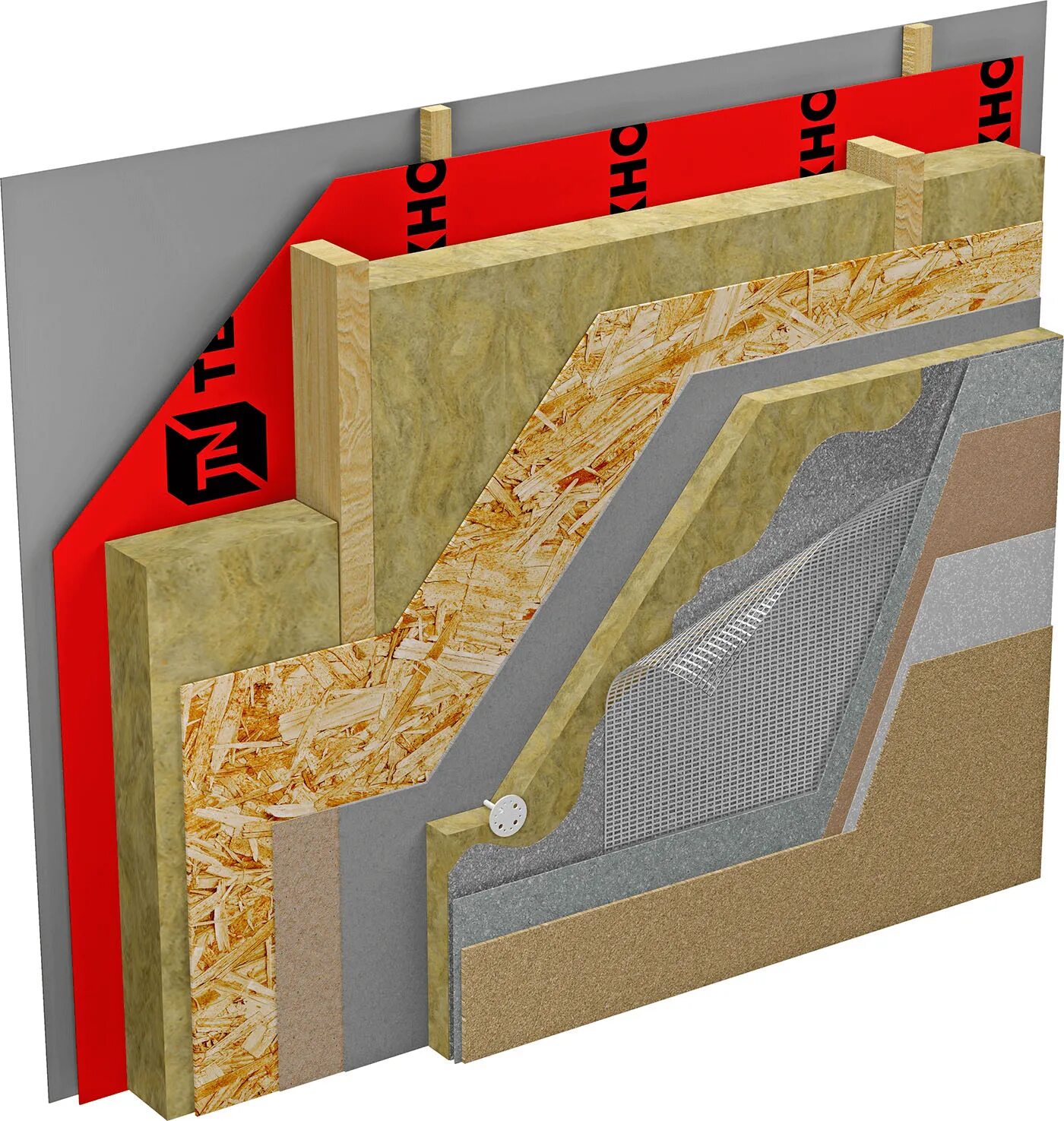 Штукатурка 50мм. Вентфасад утеплитель ТЕХНОНИКОЛЬ. Системы фасадные теплоизоляционные ТЕХНОНИКОЛЬ. Пирог стены ОСБ утеплитель ОСБ. ТЕХНОНИКОЛЬ фасад утеплитель.
