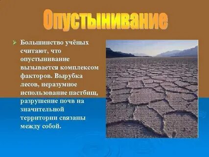 Виды загрязнений арктическое опустынивание европа таблица
