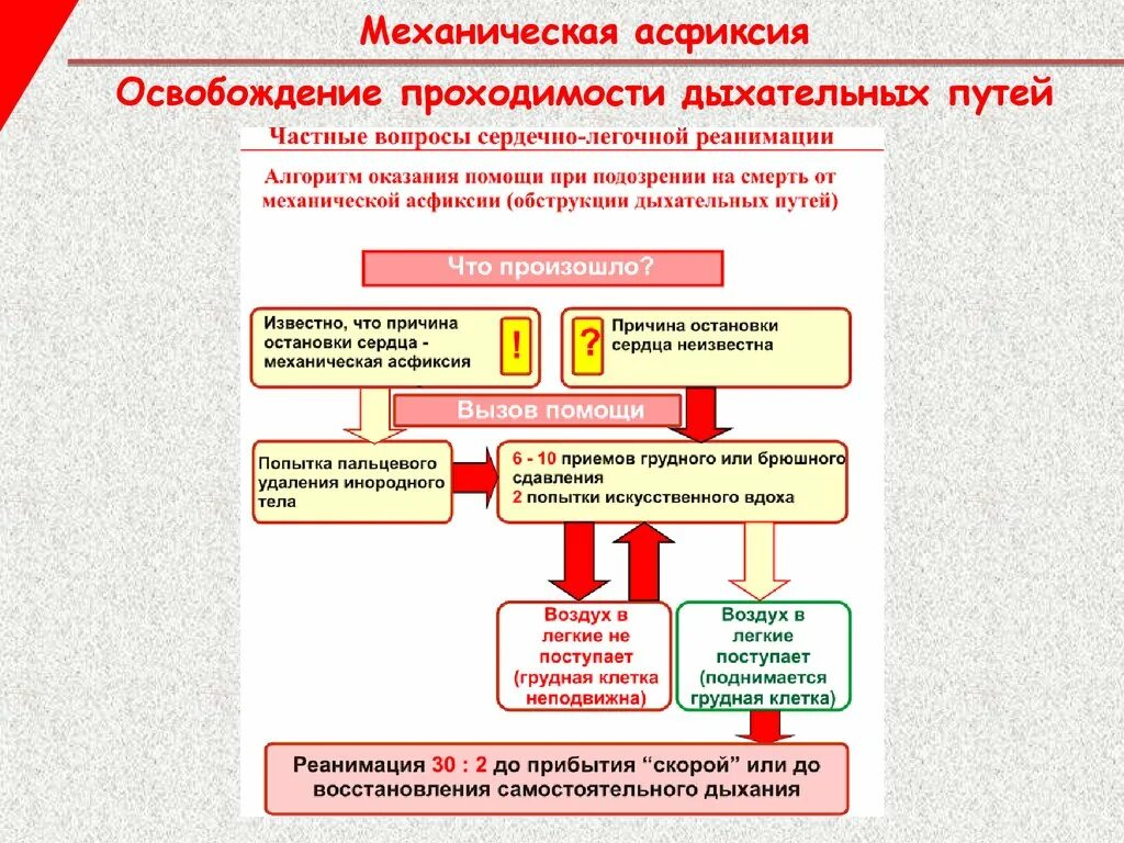 Асфиксия алгоритм. Алгоритм оказания первой помощи при асфиксии. Первая помощь при механической асфиксии алгоритм. Оказание неотложной помощи при механической асфиксии. Алгоритмы при механической асфиксии.