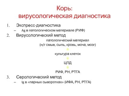 Вирусологический метод исследования его этапы