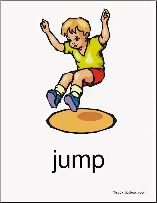 Английские слова jump. Карточки по английскому языку прыгать. Английские карточка прыгать. Jump для детей. Прыгать карточка для детей.