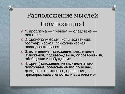 Проблемы композиции