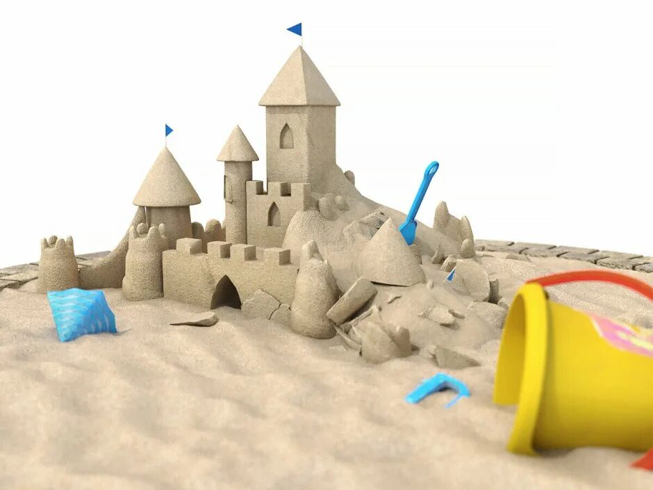Замки из песка для детей. Песочный замок. Песчаный замок детский. Песочный замок в песочнице. Sandcastle picture