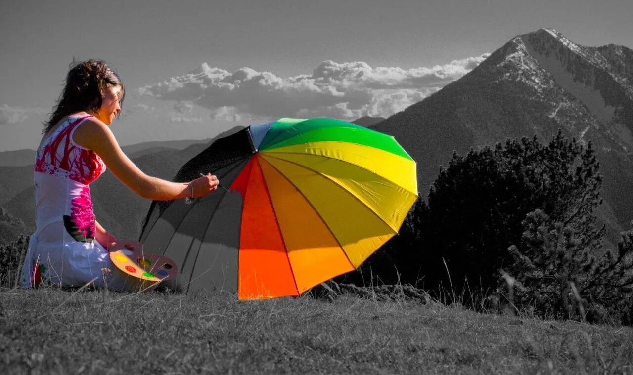 Радужное лицо. Светлая душа. Позитивное отношение к жизни. Человек видит эмоции цветами. Человек видит эмоции цветами.