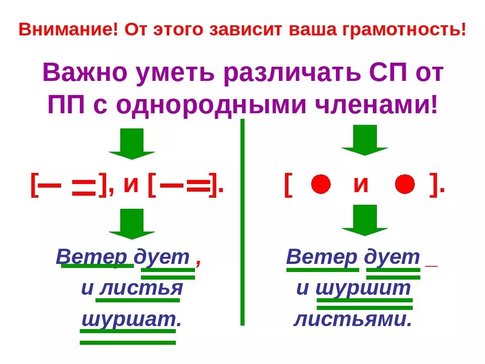 Как отличить однородные. Сложное предложение с однородными членами. Простые и сложные предложения с однородными членами. Сложные и несложные предложения. Простое предложение с однородными членами и сложное предложение..