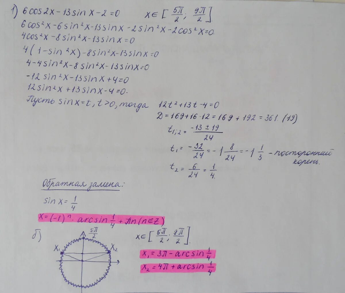 Sinx корень 5 2. Cosx 2 1 2 на отрезке 0 4п. Cos x 1/2 решение. Решить уравнение cos x 2. Cos2x корень из TG.