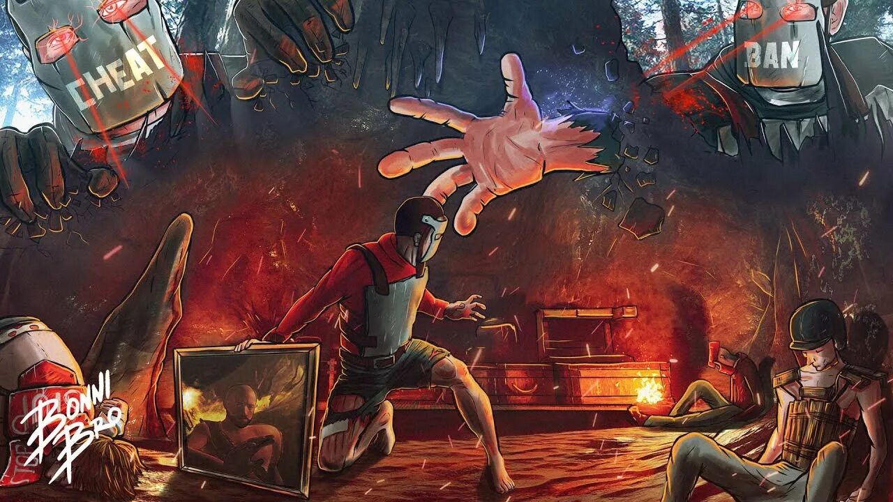 Bro rust. Бро раст. bonnie bro rust. читер клан раст. картинка раст клан читеров.