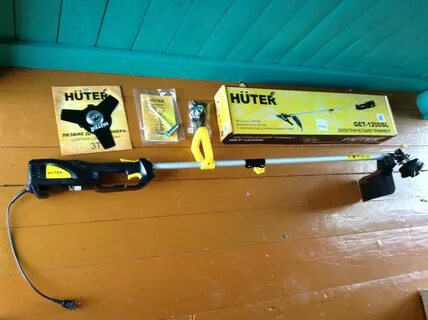 Триммер электрический huter 1200sl