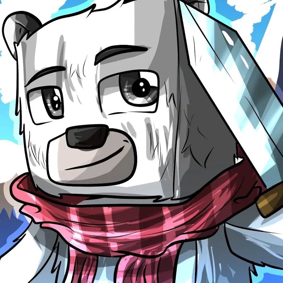 Медведь из майнкрафта. Милый мишка на аву. Mishka шапка на ютуб. Аватарка для сервера майнкрафт. Медведь майнкрафт.