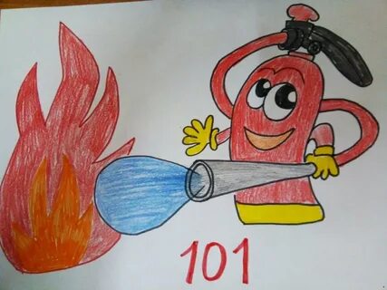 Рисунок на день пожарного