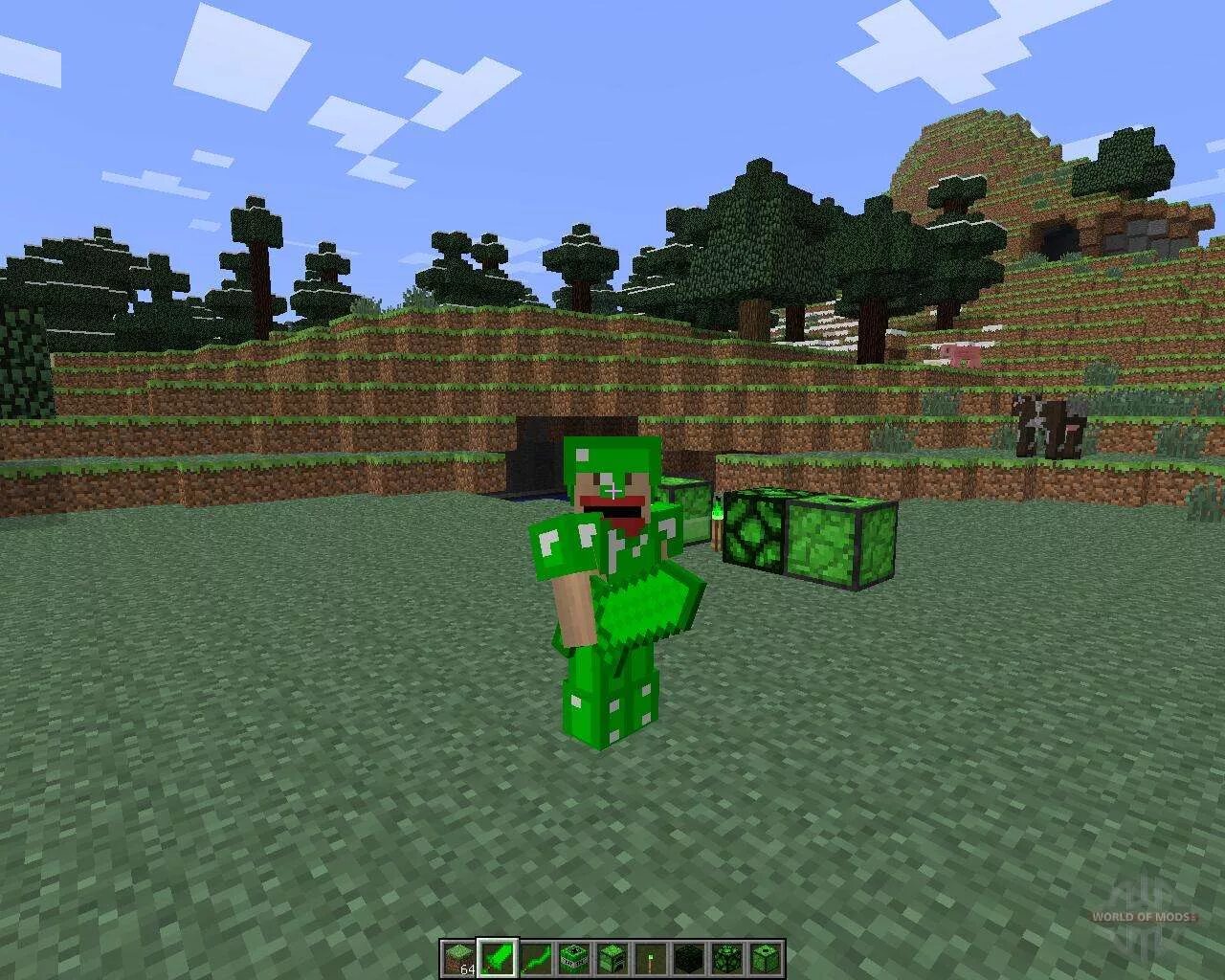 Мод на изумрудные вещи 1. Мод на изумрудное оружие. Мод на изумрудные вещи в майнкрафт. 18. Крафт изумрудный.