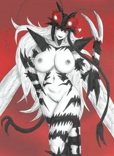 rule 34 big breasts horn monster monster girl mosquito girl one punch man m...