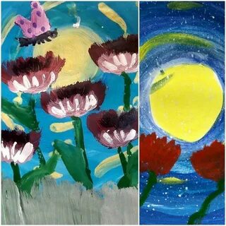 Рисунок красками это
