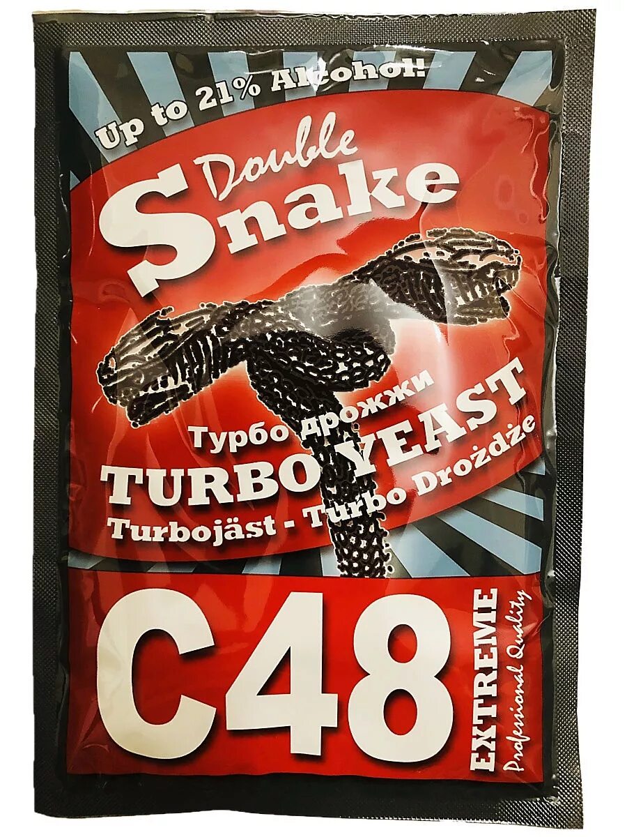 Дрожжи снейк. Турбо дрожжи Snake c48. Double Snake c48 Turbo yeast. Дрожжи DOUBLESNAKE c48. Турбо дрожжи DOUBLESNAKE c48 130 гр.