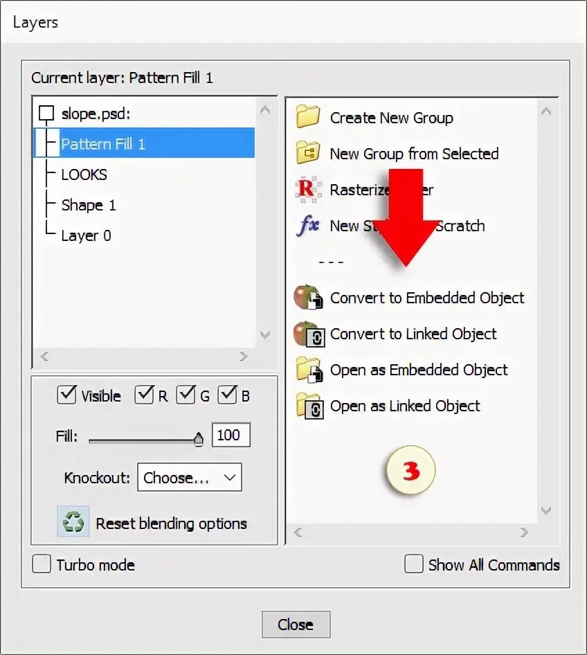 Object embed
