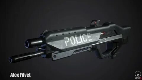 Cyberpunk 2077 винтовка