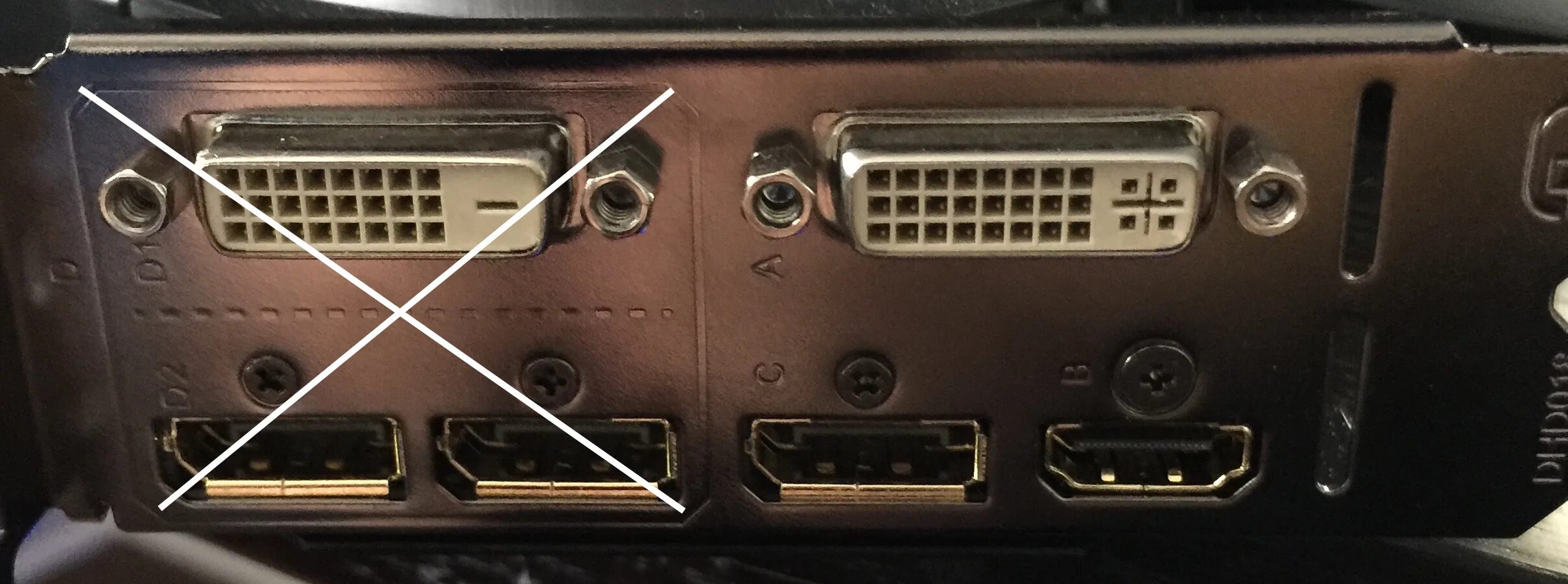 GTX 970 разъемы. Сгнившие выходы на дисплей видеокарта. Аудио-вход для HDMI GTX 970. Где находится дисплей порт на карте GTX 970.