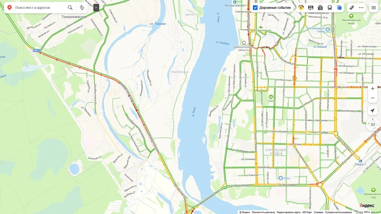 Пробка на коммунальном мосту Томск сейчас. Пробки Томск сейчас Томск. Новый мост Томск на карте. Третий мост в Томске карта.