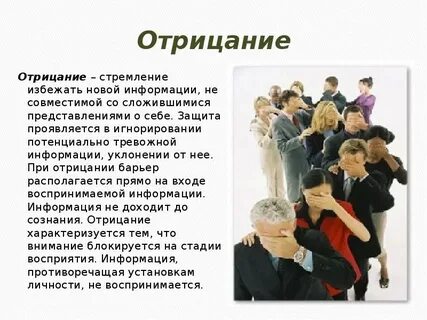 Отрицание подавление