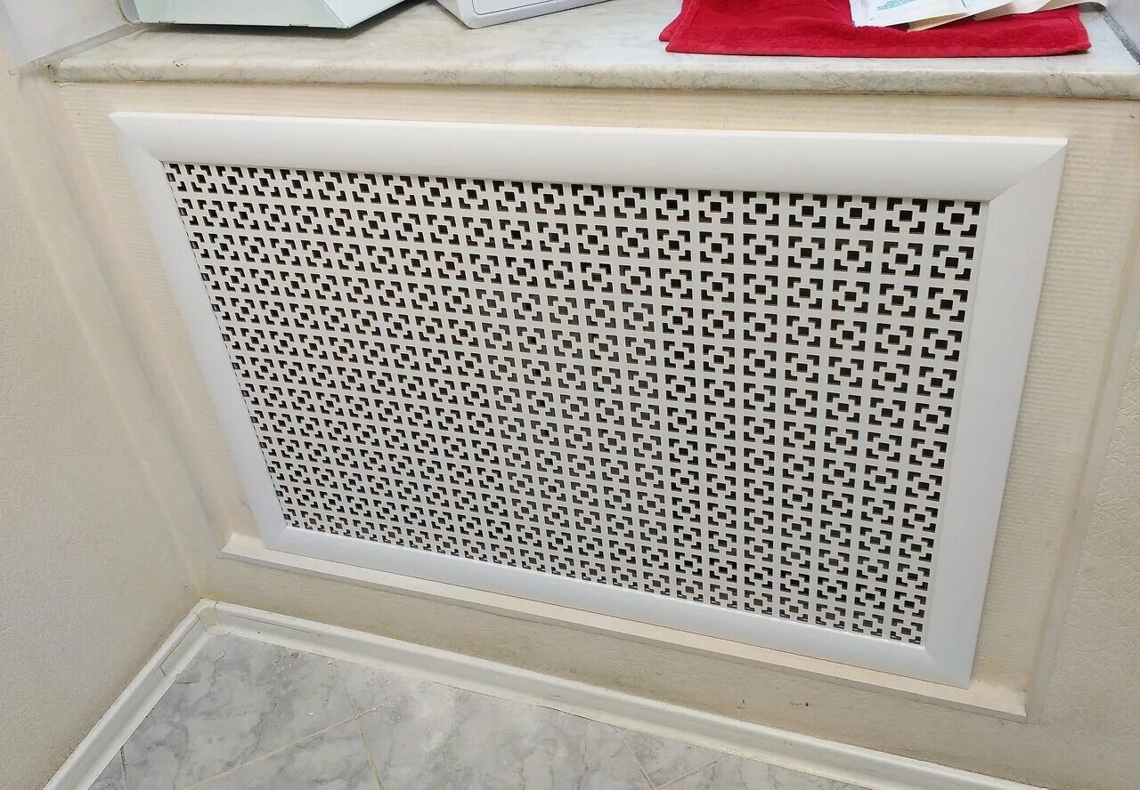 Экран для радиатора пвх. Защитный экран для батарей 660*720*120 перфорированный. решетки экраны шириной 2100 для радиаторов. решетка для ниши радиатора 600 1200. экран для батареи отопления luxor rd 01.