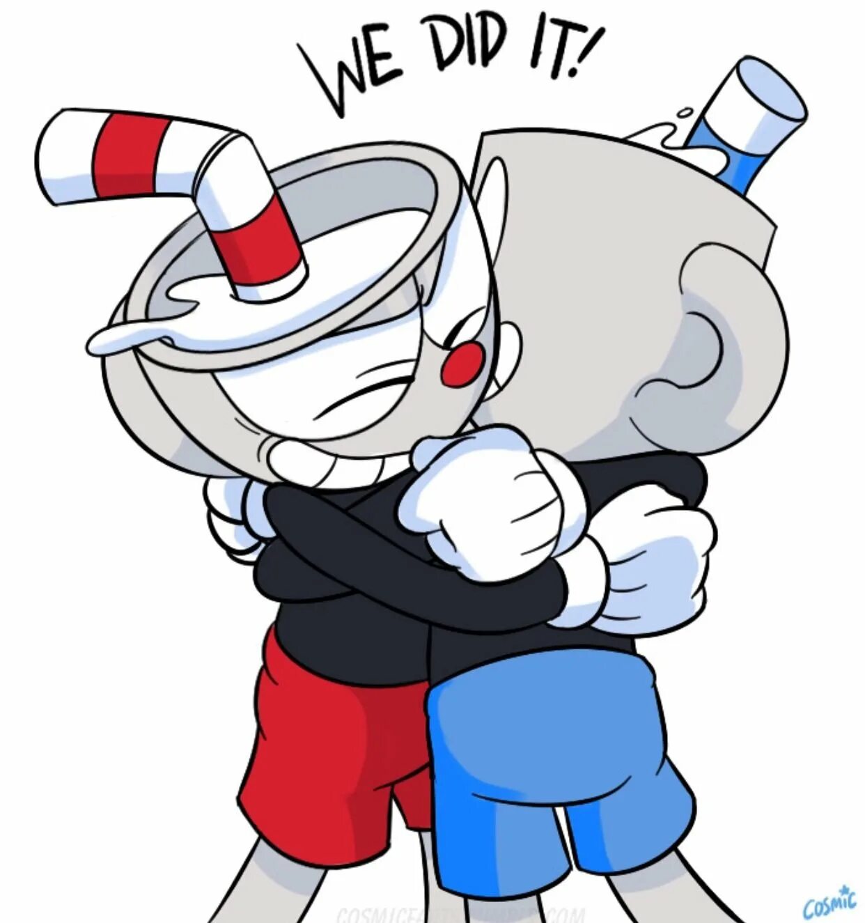 Cuphead 18. Капхэд и Магмэн. Капхед и Магмен. Cuphead Mugman x Cuphead. Капхед и Магмен братья.